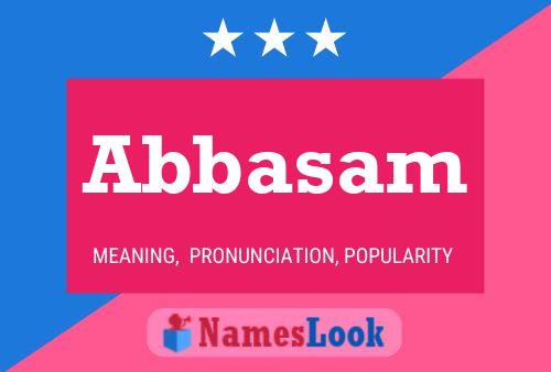 Abbasam Name Poster