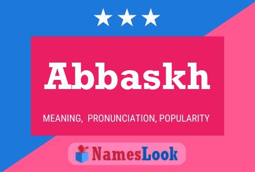 Abbaskh Name Poster