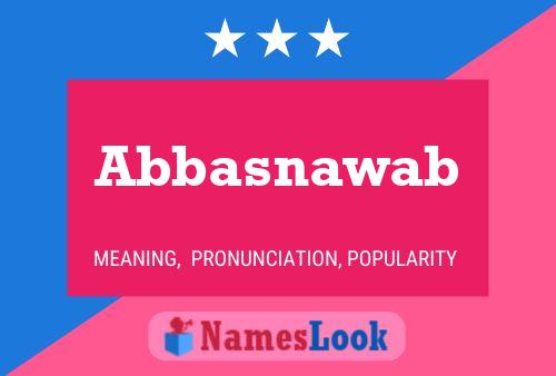 Abbasnawab Name Poster