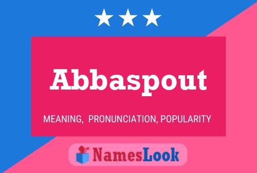 Abbaspout Name Poster