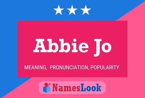 Abbie Jo Name Poster