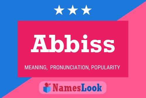 Abbiss Name Poster