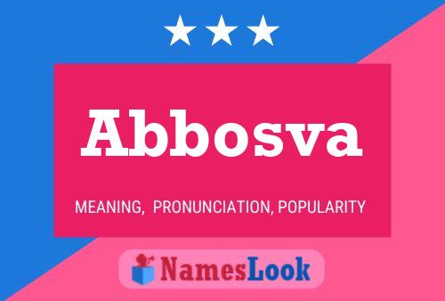 Abbosva Name Poster