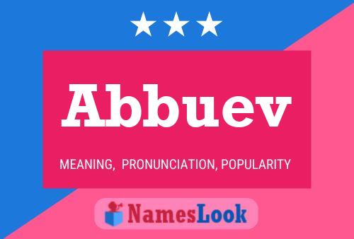 Abbuev Name Poster