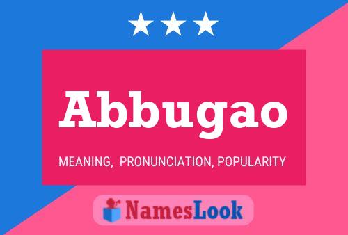 Abbugao Name Poster