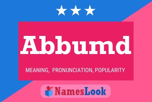 Abbumd Name Poster