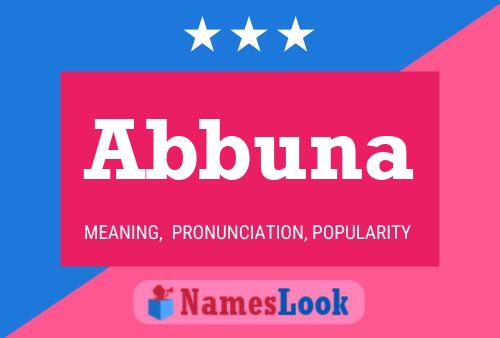 Abbuna Name Poster