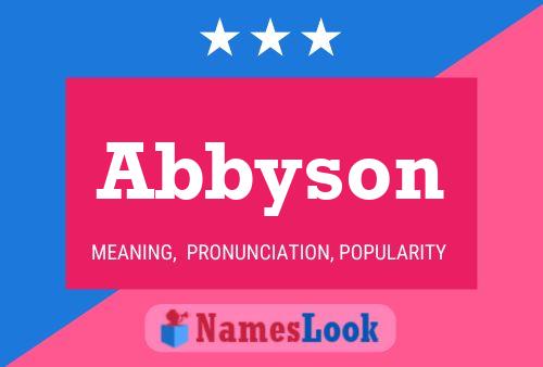 Abbyson Name Poster