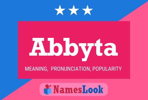 Abbyta Name Poster