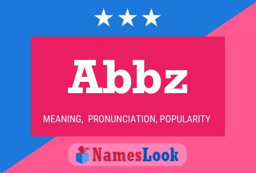 Abbz Name Poster