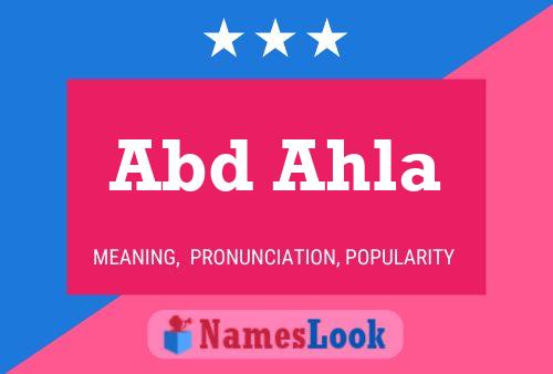 Abd Ahla Name Poster