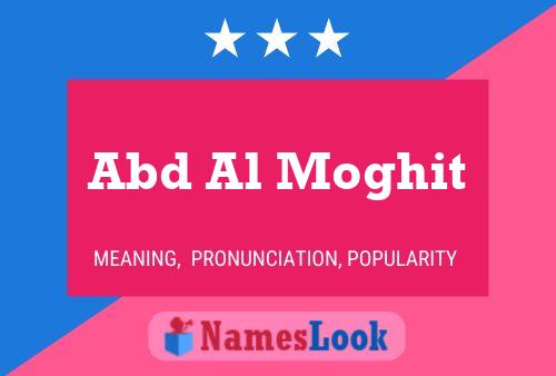 Abd Al Moghit Name Poster