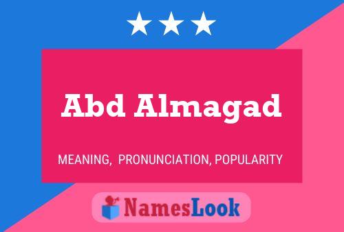 Abd Almagad Name Poster