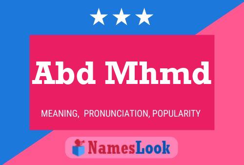 Abd Mhmd Name Poster