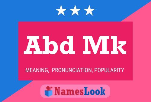 Abd Mk Name Poster