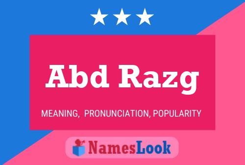 Abd Razg Name Poster