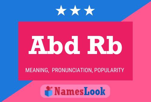 Abd Rb Name Poster