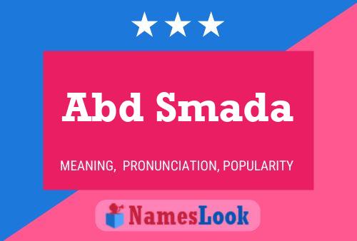 Abd Smada Name Poster