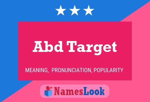 Abd Target Name Poster