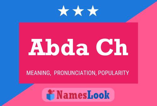 Abda Ch Name Poster