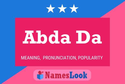 Abda Da Name Poster