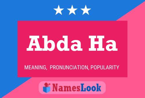 Abda Ha Name Poster