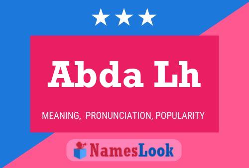 Abda Lh Name Poster