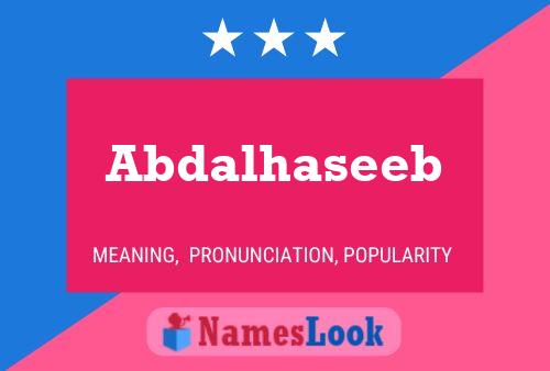 Abdalhaseeb Name Poster