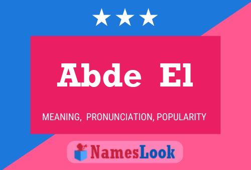 Abde  El Name Poster