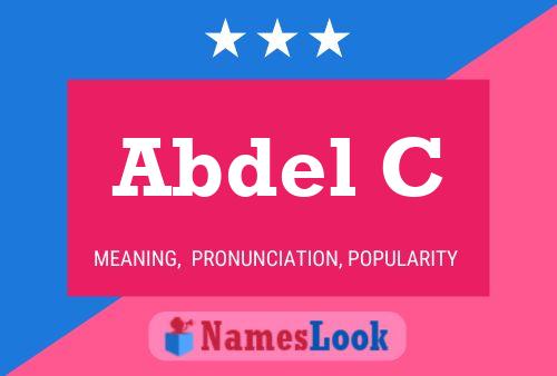 Abdel C Name Poster