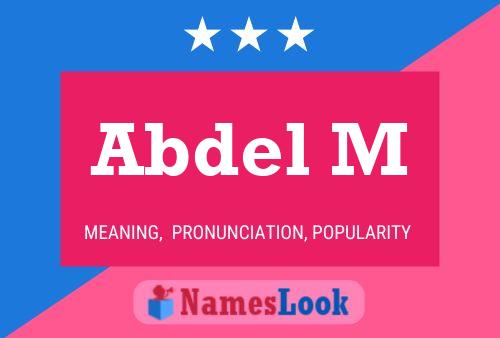 Abdel M Name Poster