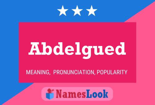 Abdelgued Name Poster