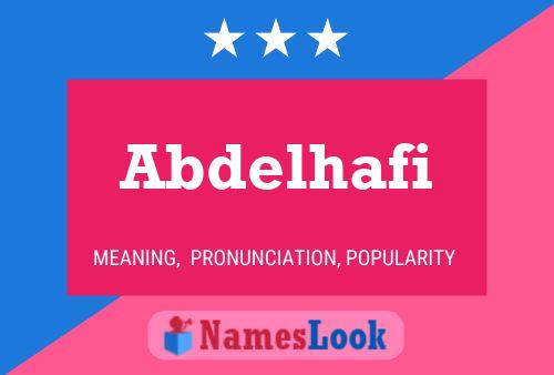 Abdelhafi Name Poster