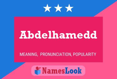 Abdelhamedd Name Poster