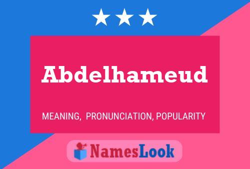 Abdelhameud Name Poster