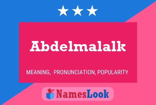 Abdelmalalk Name Poster