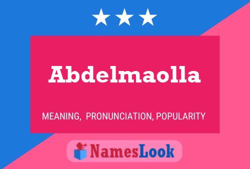 Abdelmaolla Name Poster