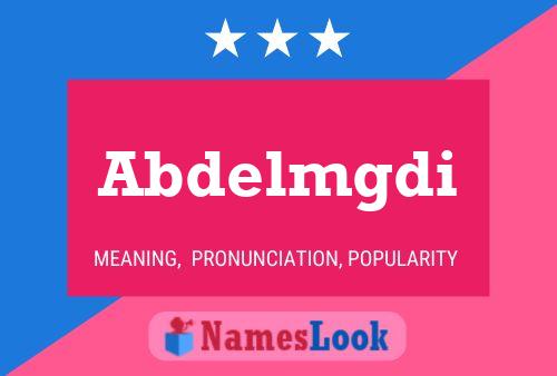 Abdelmgdi Name Poster