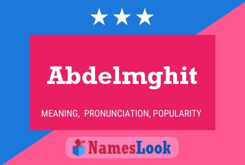 Abdelmghit Name Poster