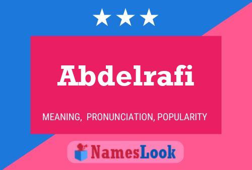 Abdelrafi Name Poster