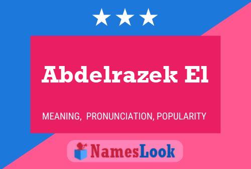 Abdelrazek El Name Poster