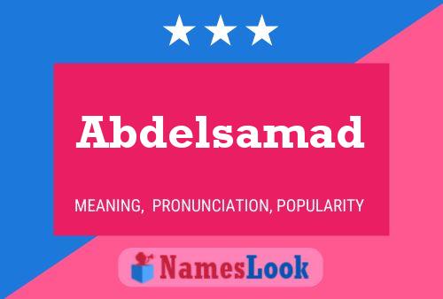 Abdelsamad Name Poster