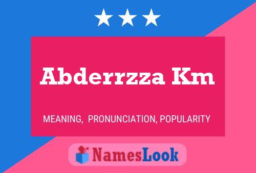 Abderrzza Km Name Poster