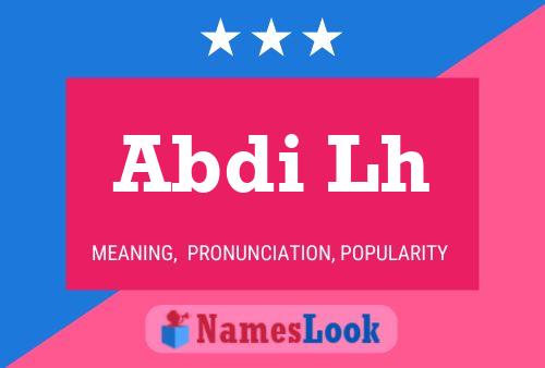 Abdi Lh Name Poster