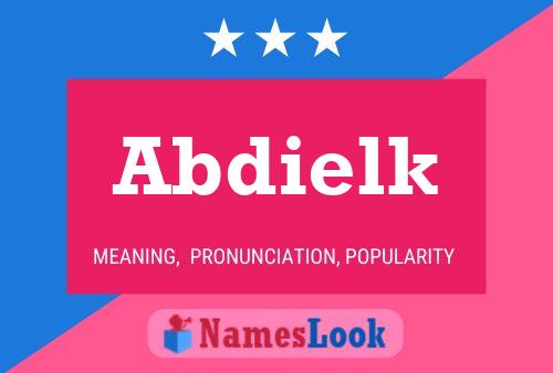 Abdielk Name Poster