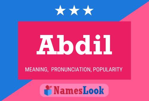 Abdil Name Poster