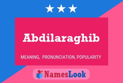 Abdilaraghib Name Poster