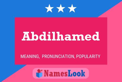 Abdilhamed Name Poster