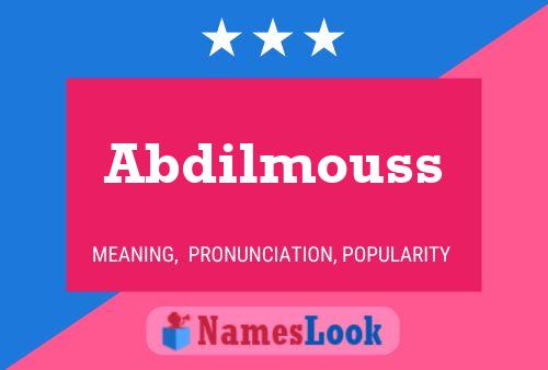 Abdilmouss Name Poster