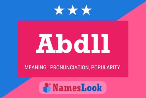 Abdll Name Poster